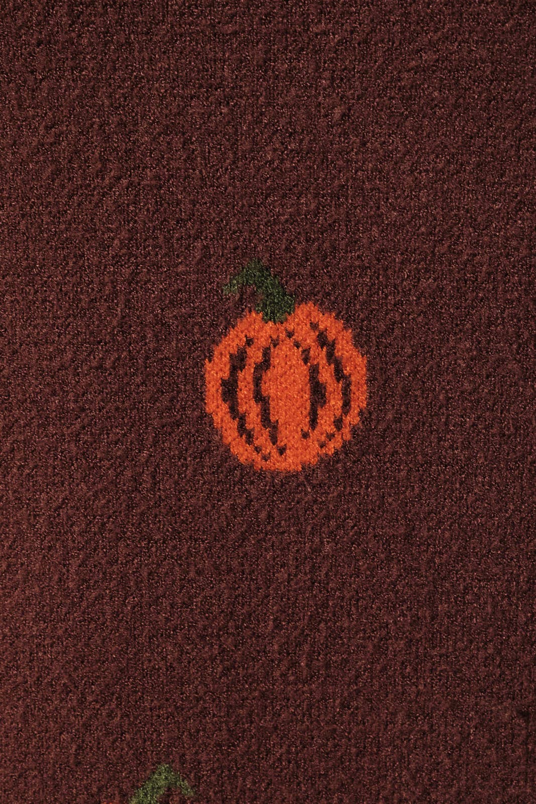 Oversized Pumpkin Graphic Crew Neck Knit Sweater