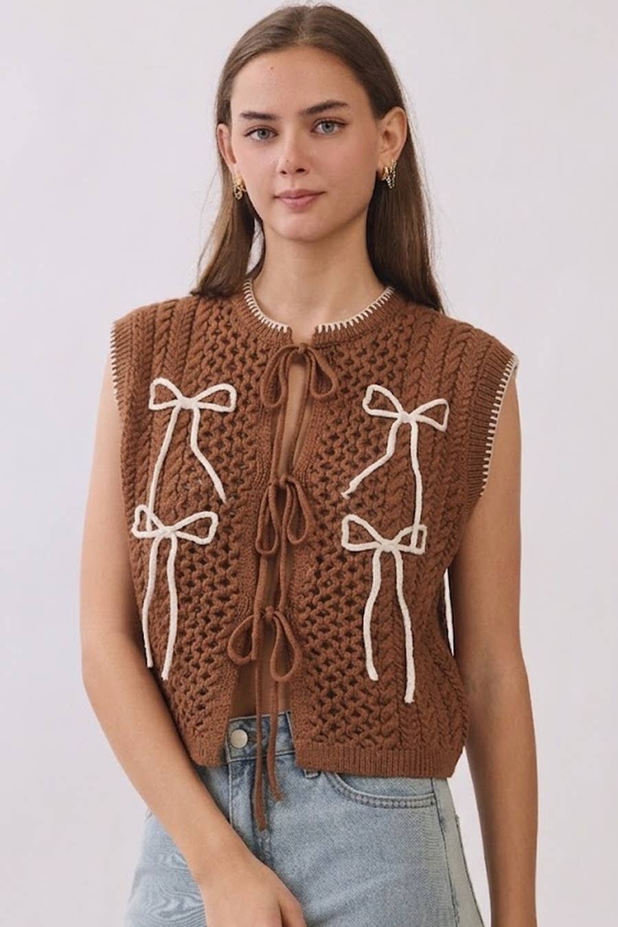 The Chestnut Knit Vest