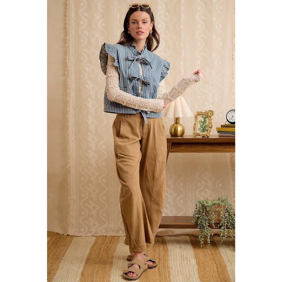 The Bluebelle Ruffle Denim