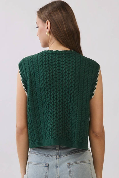 The Chestnut Knit Vest
