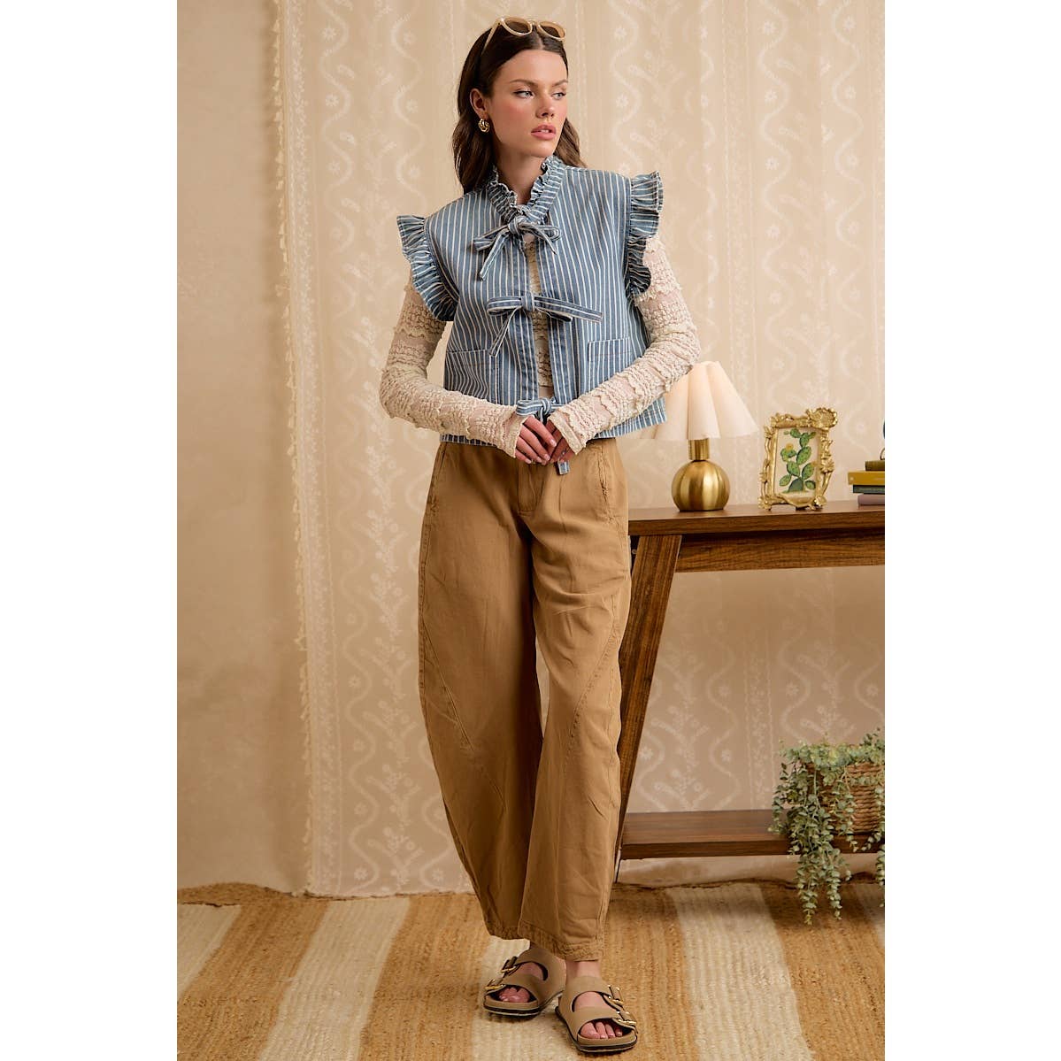 The Bluebelle Ruffle Denim