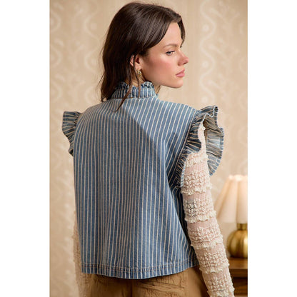 The Bluebelle Ruffle Denim