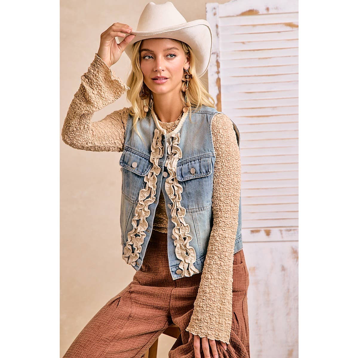 The Sunday Denim Vest