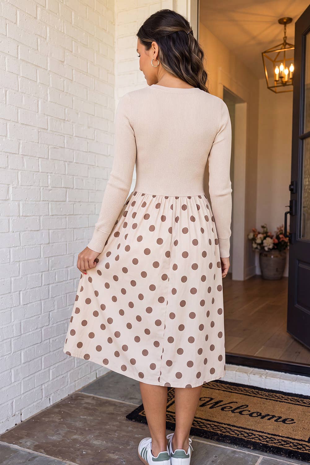 The Dotty Darling Midi Dress