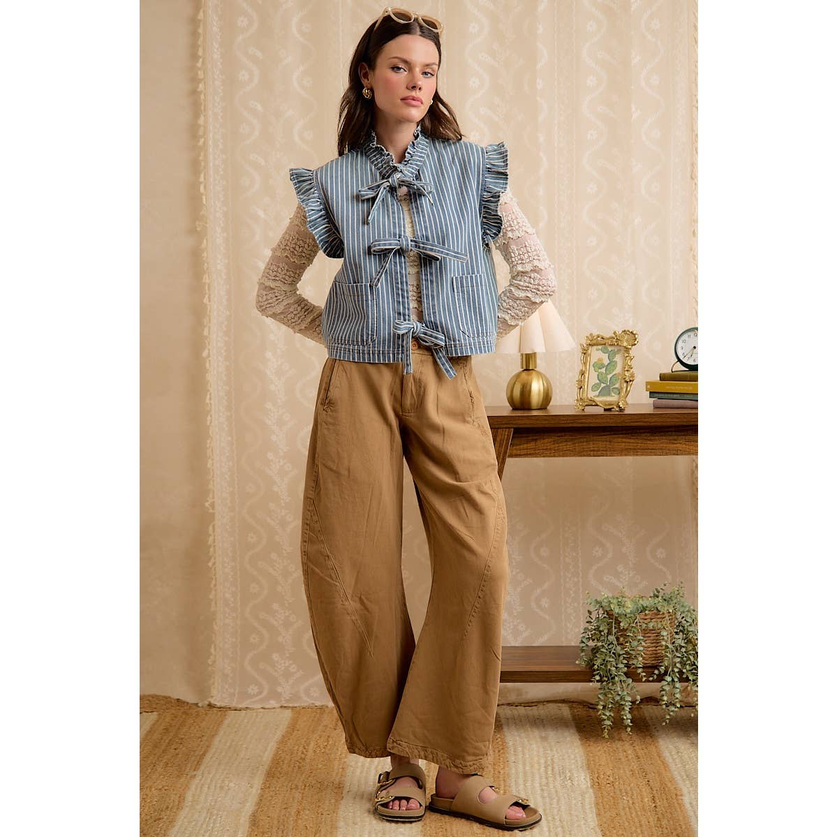 The Bluebelle Ruffle Denim